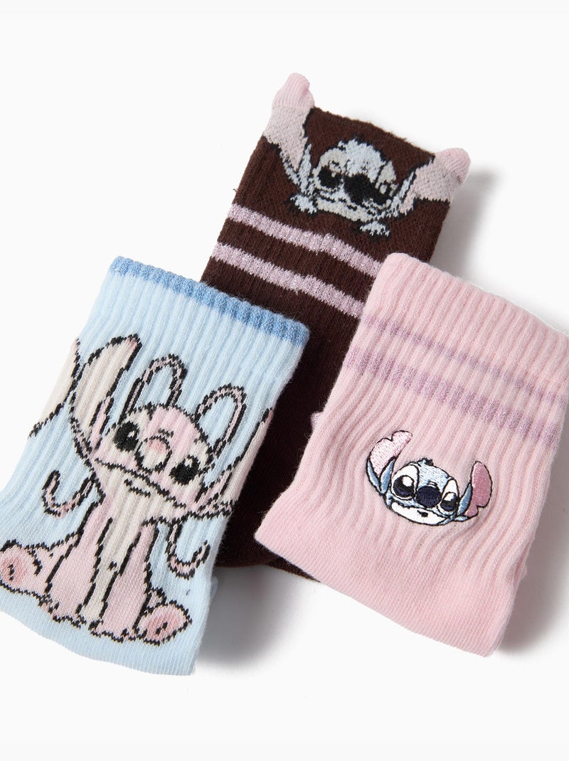 Pak 3 paar 'stitch'-sokken in —©disney, mo fashion Multicolor - Kiabi