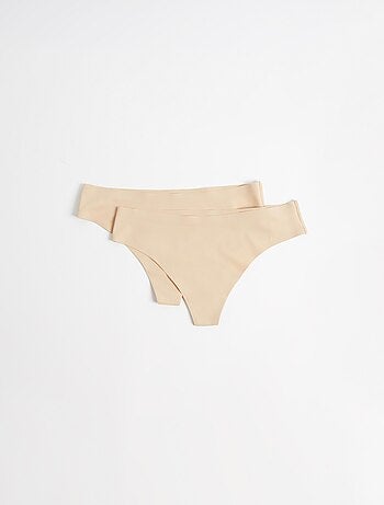 Pak van 2 lasergesneden stringslips, mo fashion