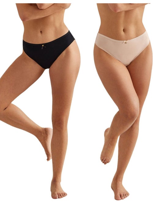 Pak x2 bikinislipjes essential - Kiabi