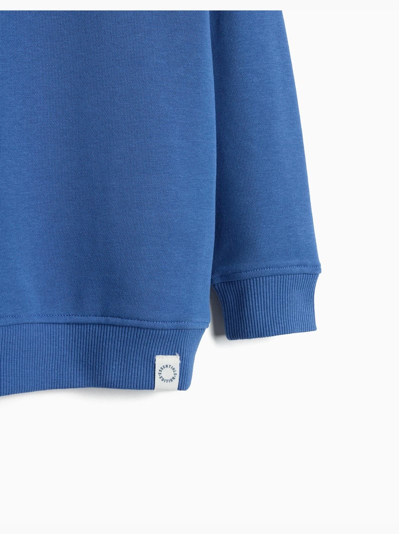 Pakje van 2 fleece sweatshirts, mo fashion Blauw - Kiabi