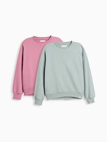 Pakje van 2 fleece sweatshirts, MO Fashion