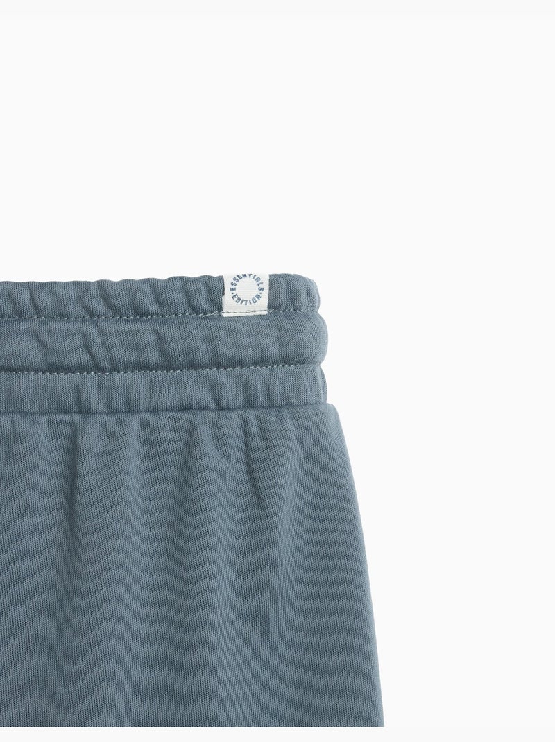 Pakje van 2 pluchen joggingbroeken, mo fashion Blauw - Kiabi
