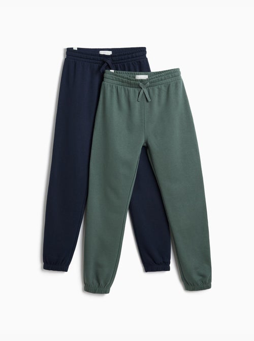 Pakje van 2 pluchen joggingbroeken, mo fashion - Kiabi Pakje van 2 pluchen joggingbroeken, mo fashion - Kiabi