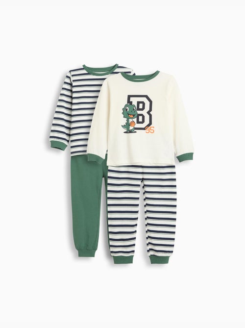 Pakje van 2 pyjama's, mo fashion - Kiabi Pakje van 2 pyjama's, mo fashion - Kiabi
