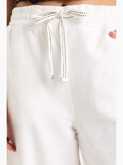 Palazzo-broek met elastische taille lucci - Kiabi Palazzo-broek met elastische taille lucci - Kiabi