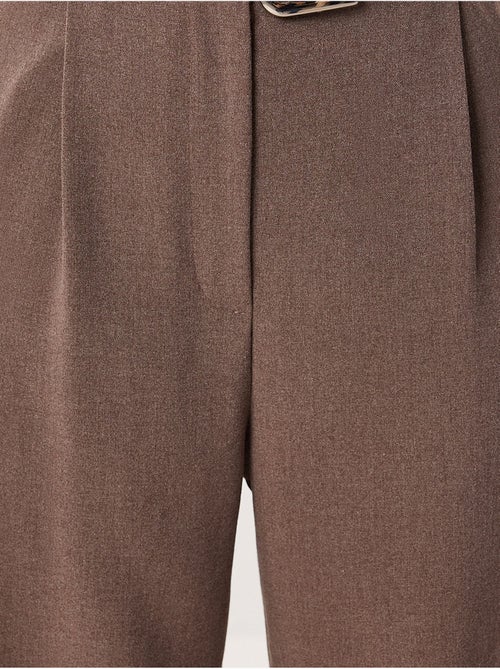 Palazzo broek met hoge taille en wijde pijpen en riem istanbul - Kiabi Palazzo broek met hoge taille en wijde pijpen en riem istanbul - Kiabi