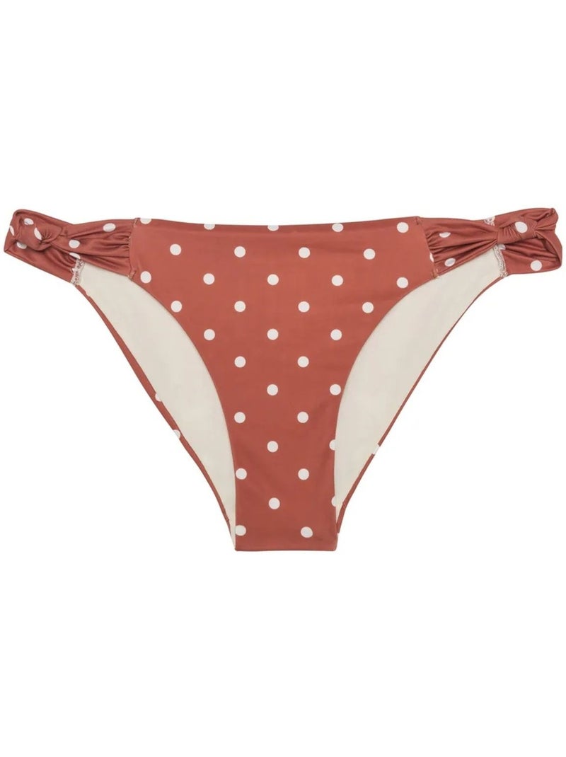 Palmaria bikinibroekje met zijkant penti Terracotta - Kiabi