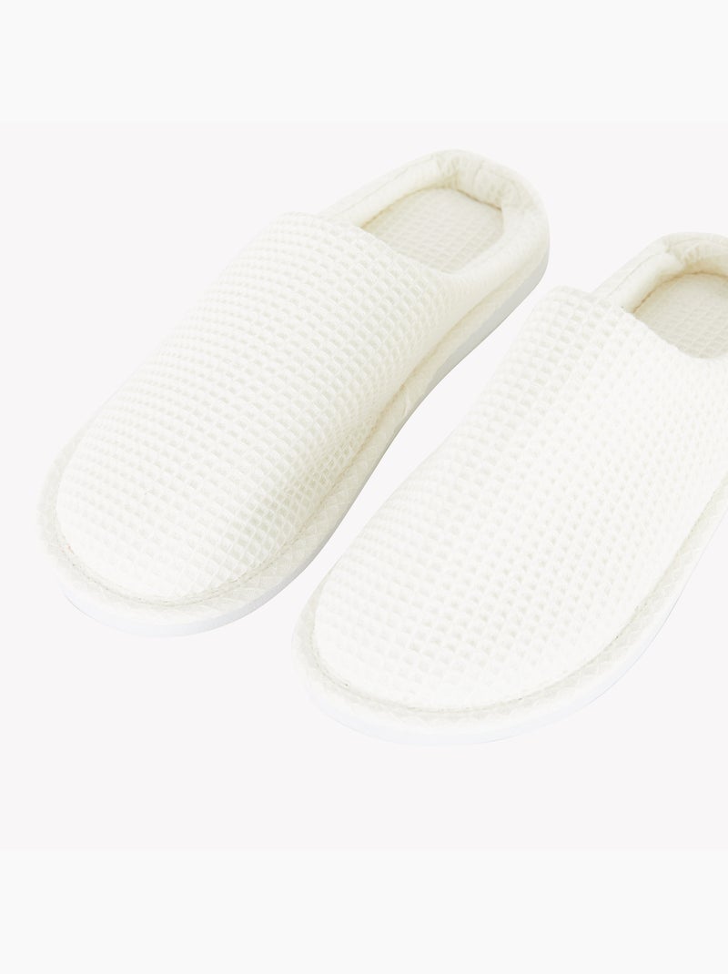 Pamplemousse pantoffels mauve Ecru - Kiabi