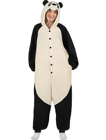 Panda-kostuum of -pyjama met capuchon