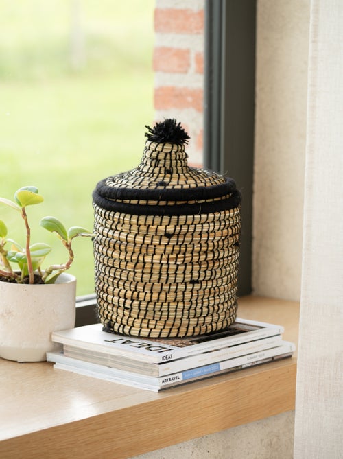 Panier avec couvercle laine - Kiabi Panier avec couvercle laine - Kiabi
