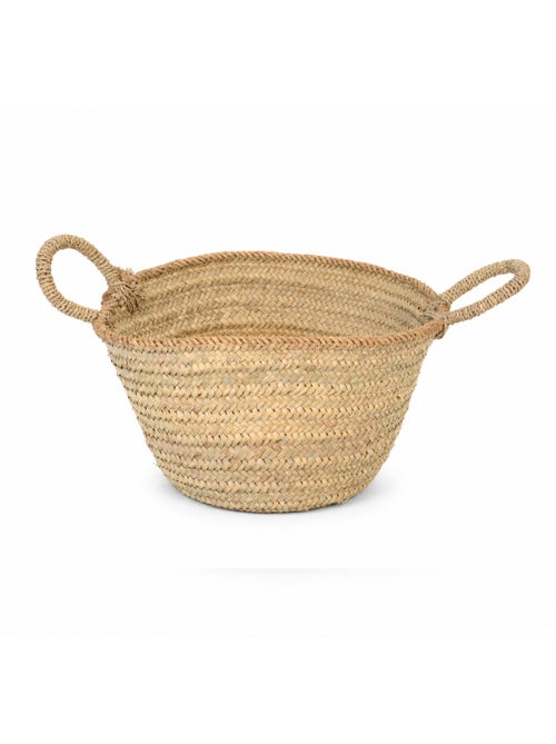 Panier bûche anse bord jute xl - Kiabi Panier bûche anse bord jute xl - Kiabi