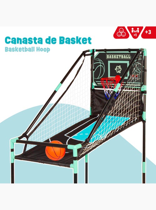Panier de basket avec cadre de retour et tableau d'affichage électronique cb games - Kiabi