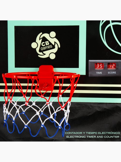 Panier de basket avec cadre de retour et tableau d'affichage électronique cb games - Kiabi