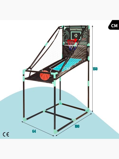 Panier de basket avec cadre de retour et tableau d'affichage électronique cb games - Kiabi