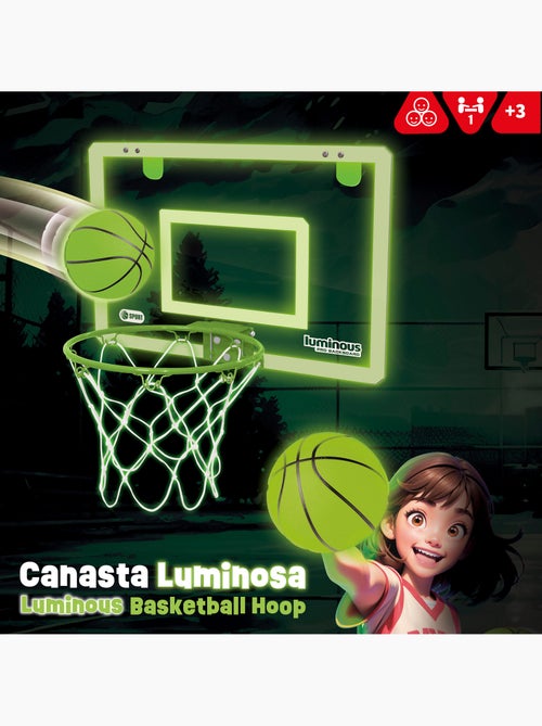 Panier de basket-ball junior fluorescent cb sports - Kiabi