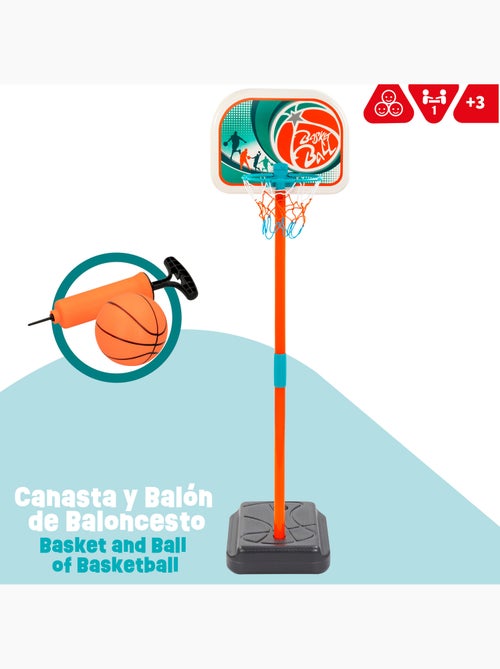 Panier de basket-ball pour enfants avec ballon cb toys - Kiabi
