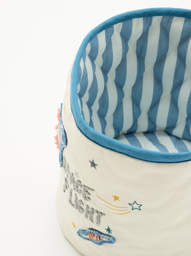 Panier de rangement -  KIABI Home Blanc - Kiabi