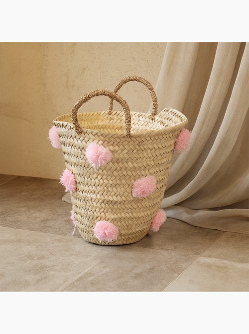 Panier de rangement à pompons - Kiabi