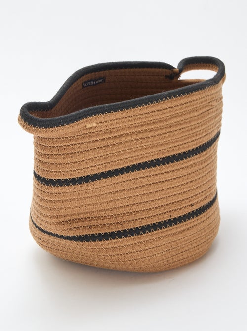 Panier de rangement décoratif - Kiabi