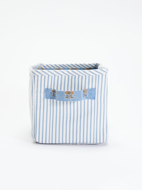 Panier de rangement en textile - Kiabi