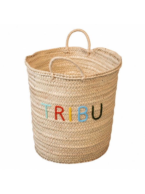Panier de rangement tressé tribu - Kiabi Panier de rangement tressé tribu - Kiabi