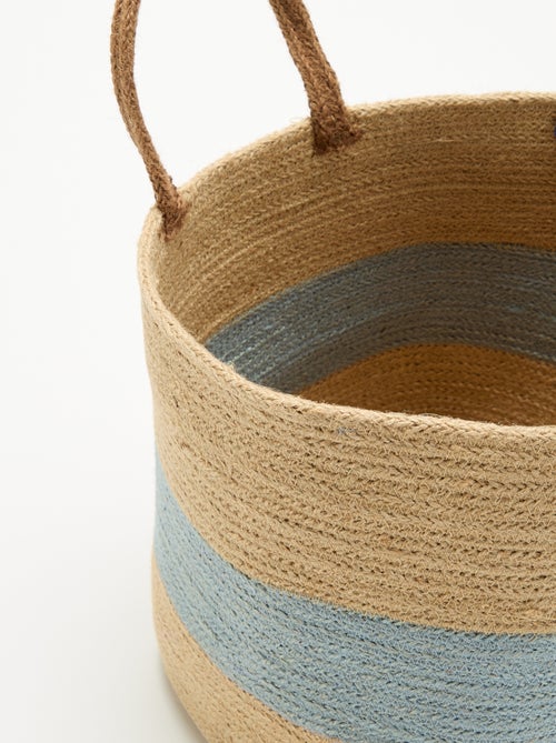 Panier en jute avec anses de portage - Kiabi Panier en jute avec anses de portage - Kiabi