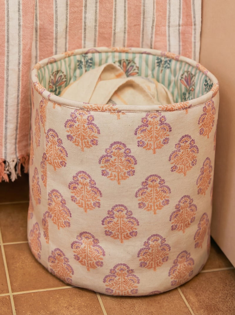 Panier en tissu - Kiabi Home Orange - Kiabi