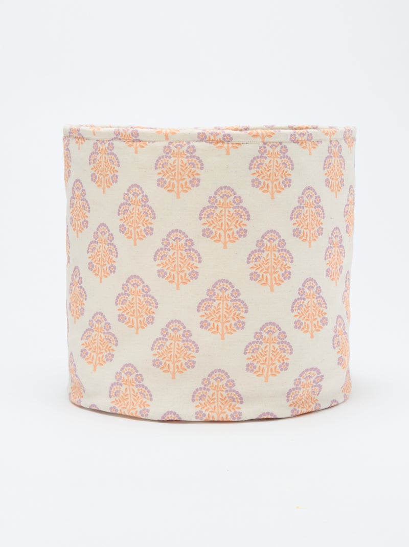Panier en tissu - Kiabi Home Orange - Kiabi