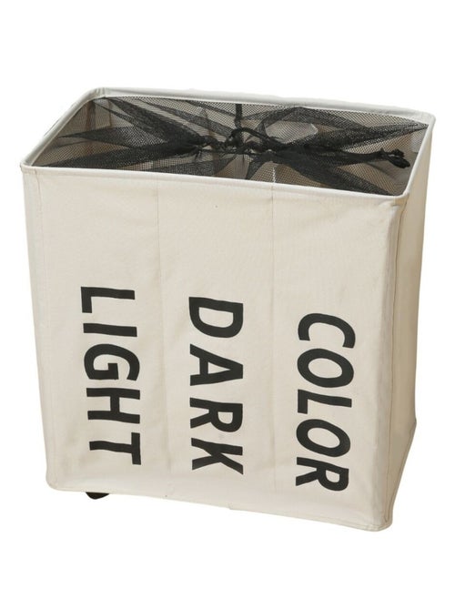 Paniers à linge polyester promo linge - Kiabi