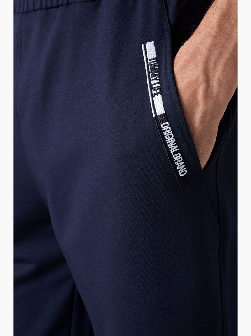 Pantacourt à taille mi-haute tommy Bleu marine - Kiabi