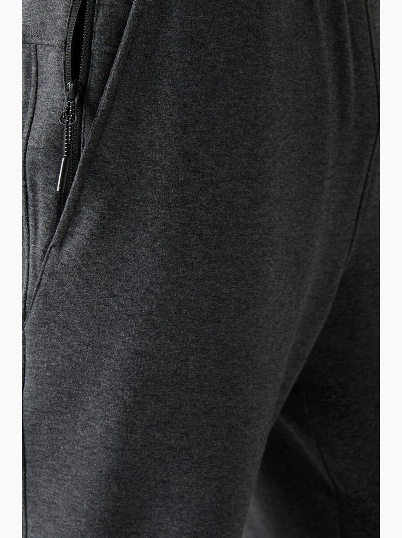 Pantacourt à taille mi-haute tommy Gris Noir - Kiabi