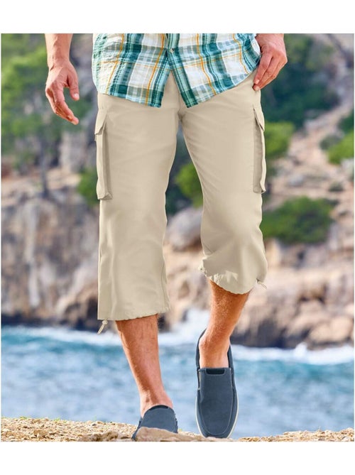 Pantacourt cargo microfibre   - atlas for men - Kiabi