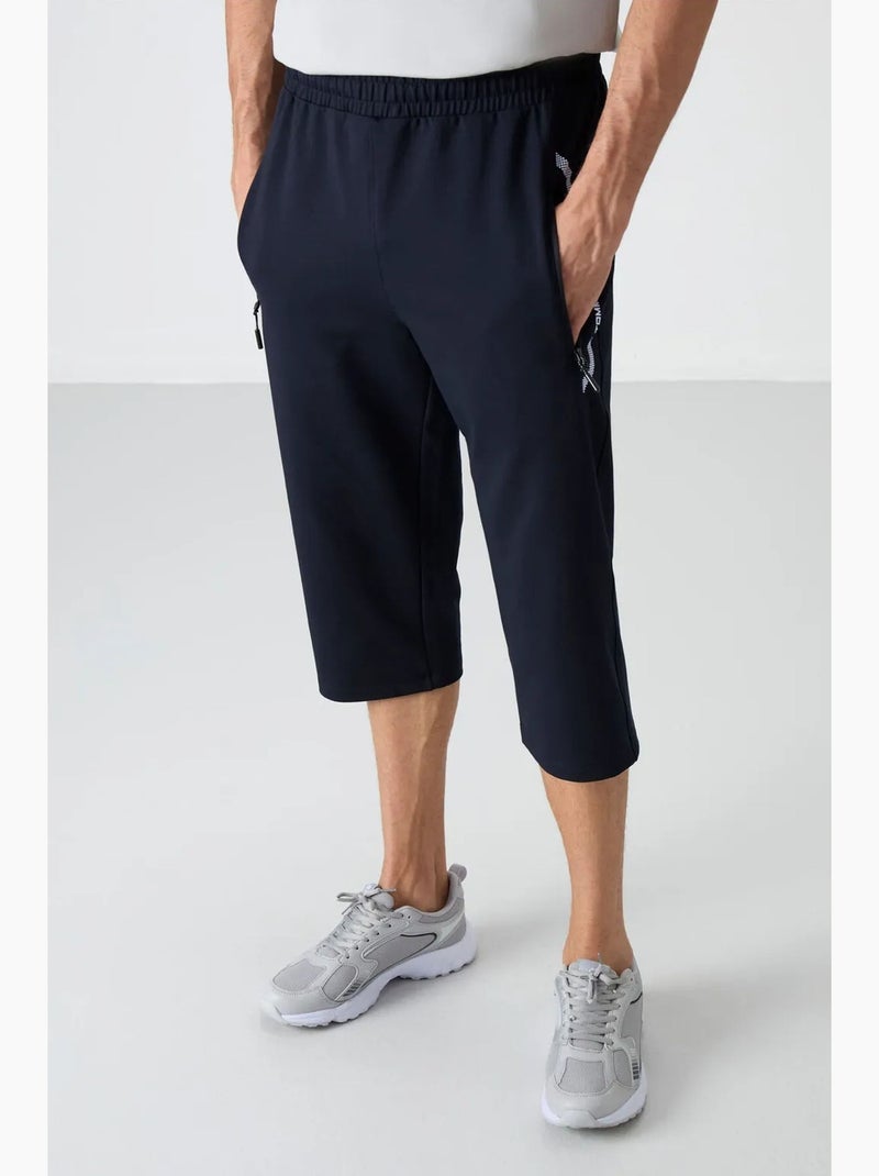Pantacourt cycliste tommy Bleu marine - Kiabi