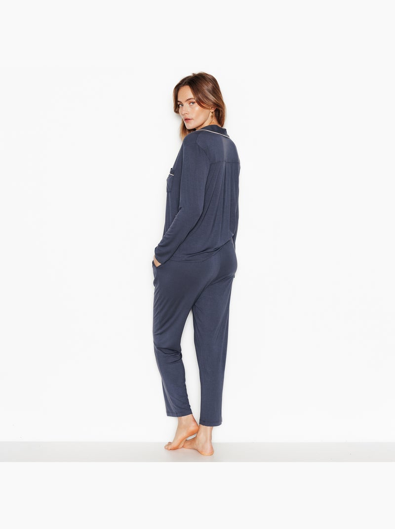 Pantacourt de pyjama camille - rougegorge lingerie Gris - Kiabi