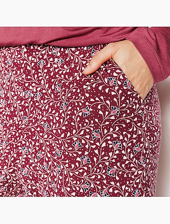Pantacourt de pyjama camille - rougegorge lingerie