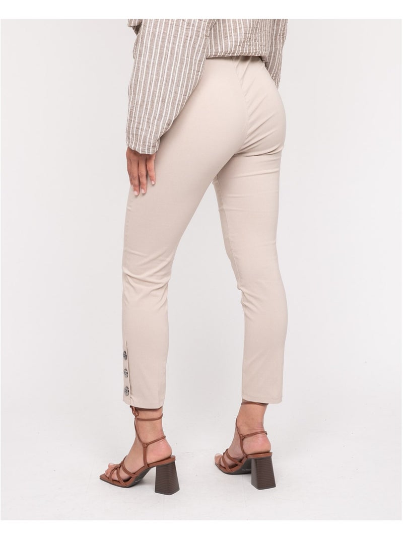 Pantacourt eblie Beige - Kiabi