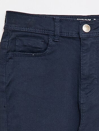 Pantacourt en jean avec franges