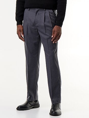 Pantalon à carreaux coupe fuselée