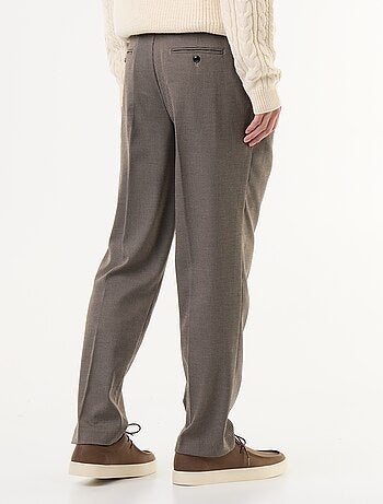 Pantalon à carreaux coupe fuselée