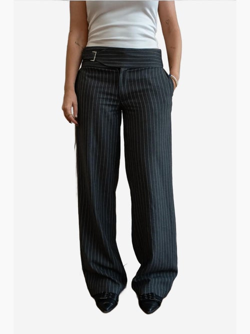 Pantalon à fines rayures jennifer hiccup - Kiabi Pantalon à fines rayures jennifer hiccup - Kiabi