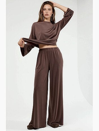 Pantalon à jambe droite à enfiler busem