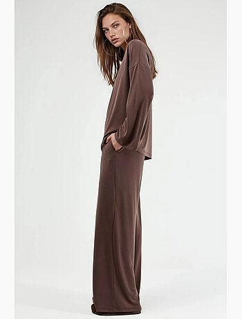 Pantalon à jambe droite à enfiler busem