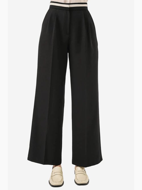 Pantalon à jambe large taille haute avec poches bdart - Kiabi