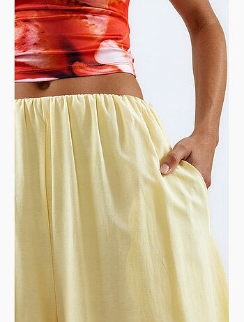 Pantalon à jambes larges busem