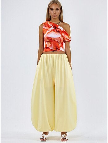 Pantalon à jambes larges busem