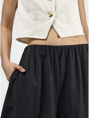 Pantalon à jambes larges busem