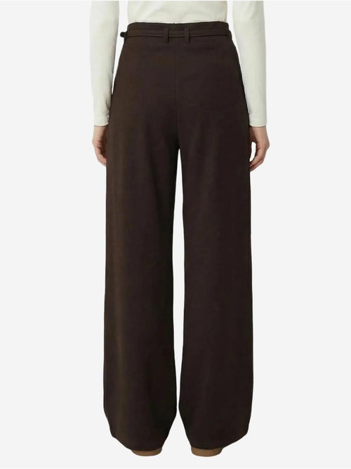 Pantalon à jambes larges plissé et ceinturé istanbul - Kiabi Pantalon à jambes larges plissé et ceinturé istanbul - Kiabi