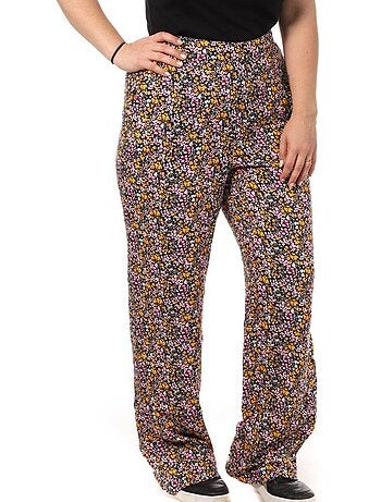 Pantalon à motifs femme vero moda curve