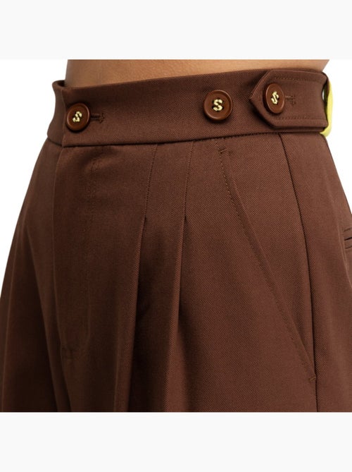 Pantalon à pinces jambes larges femme femme aker-w - Kiabi
