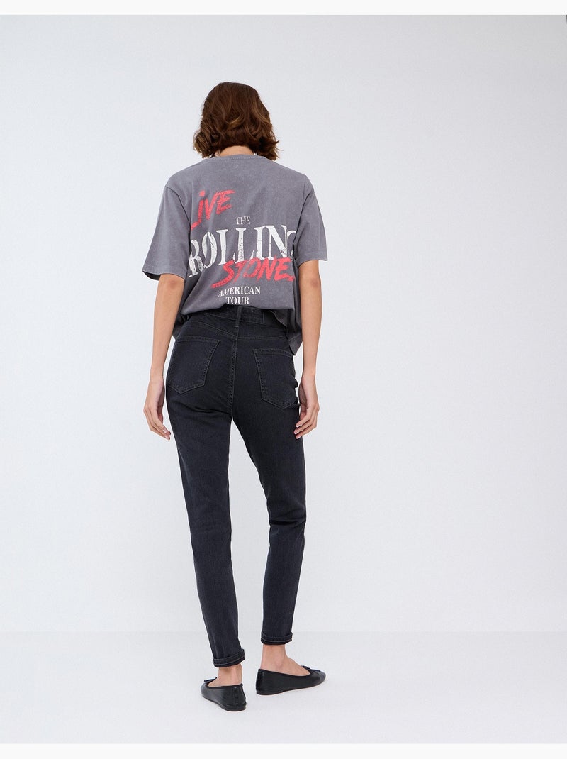 Pantalon ajusté slim, mo fashion Gris - Kiabi